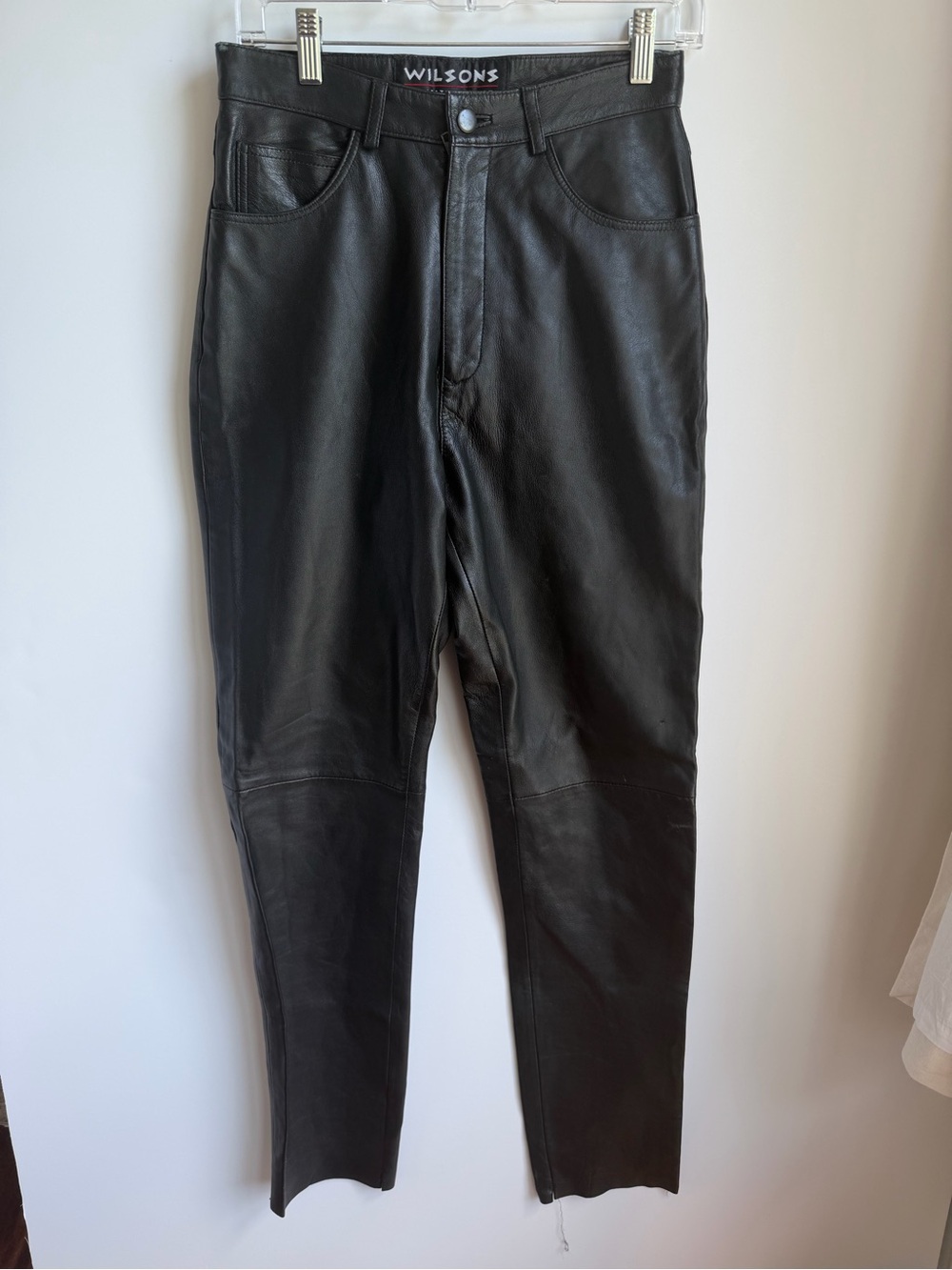 Wilson’s Leather Straight 10% Leather Pants Size 8 Extra Tall